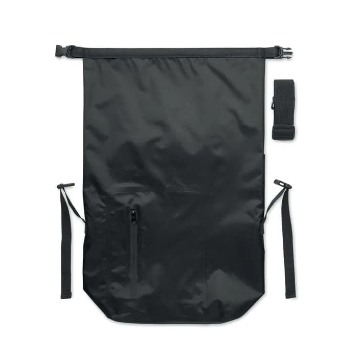 Rolltop-Tasche RPET - SCUBAROLL - Schwarz