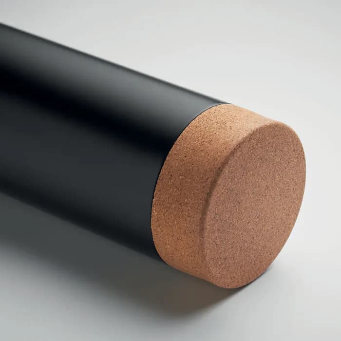 Doppelwandige Flasche 500ml - IVES - Schwarz