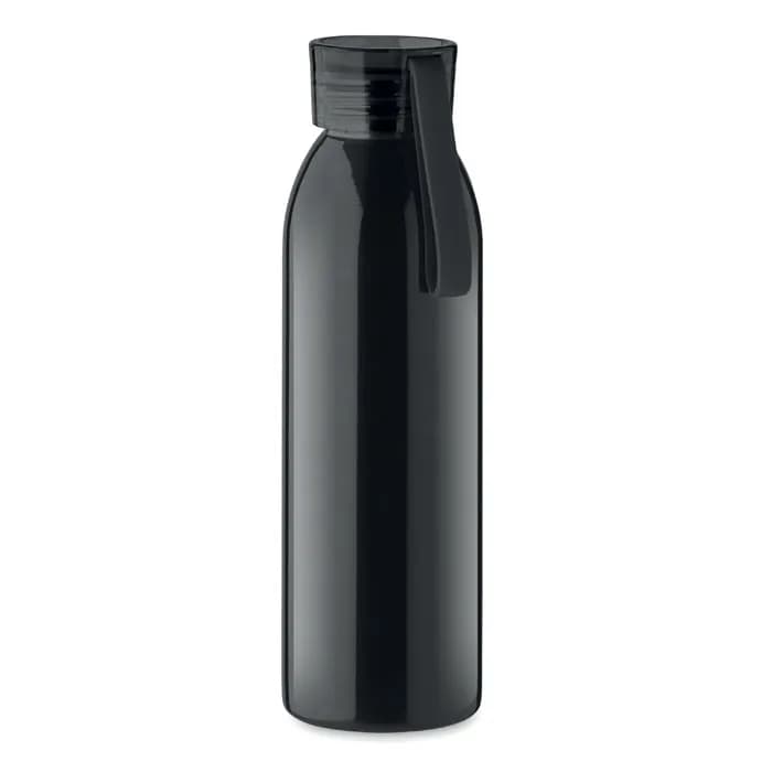 Edelstahlflasche 650ml - BIRA - Schwarz