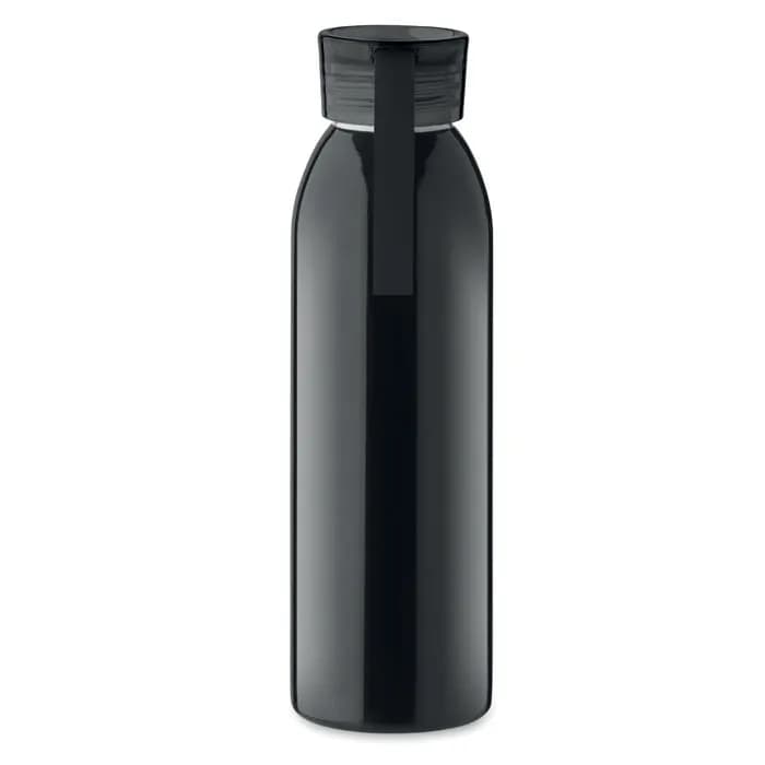 Edelstahlflasche 650ml - BIRA - Schwarz