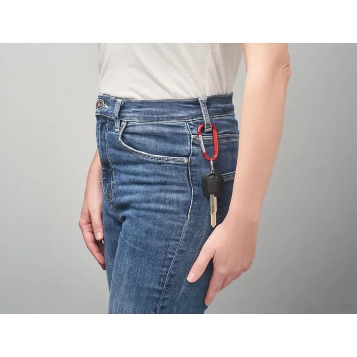 Karabinerhaken Aluminium - GANCHO - Rot