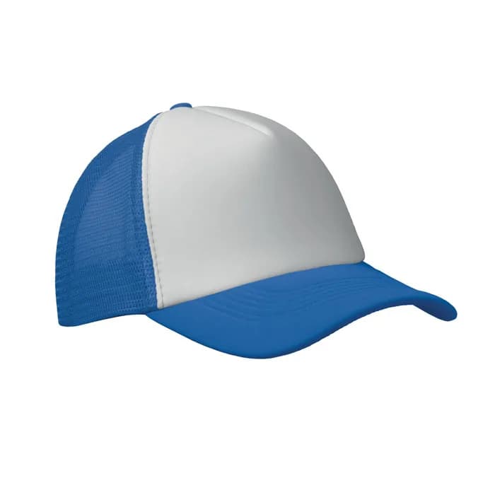 TRUCKER CAP 5 PANELS - BUBBLE - Weiß/blau