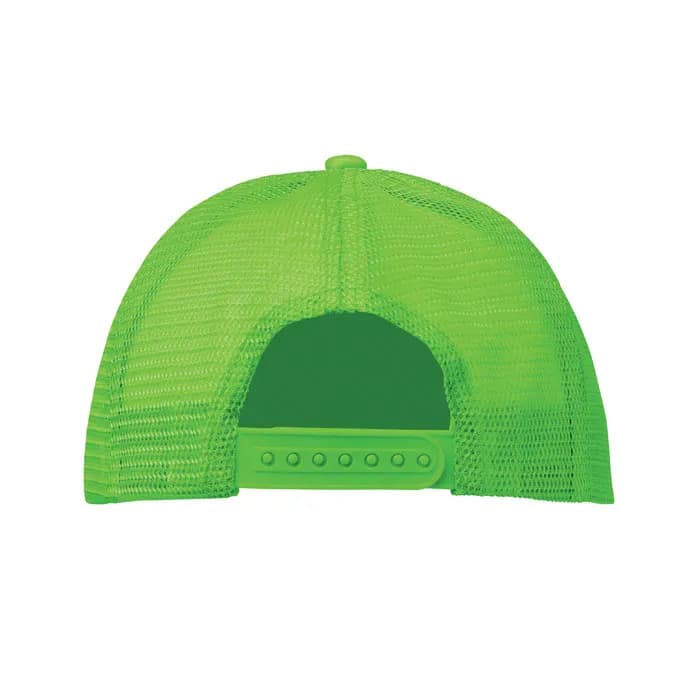 TRUCKER CAP 5 PANELS - BUBBLE - Neon Grün
