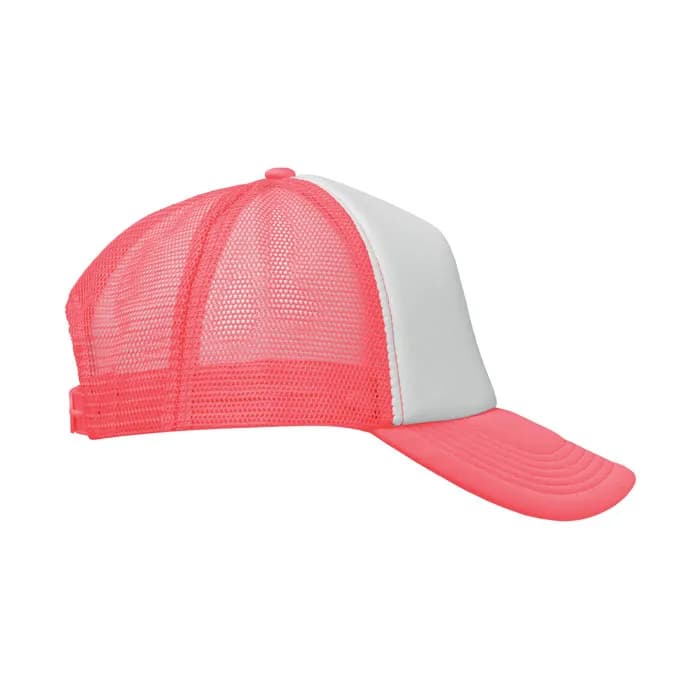 TRUCKER CAP 5 PANELS - BUBBLE - Neon Fuchsia