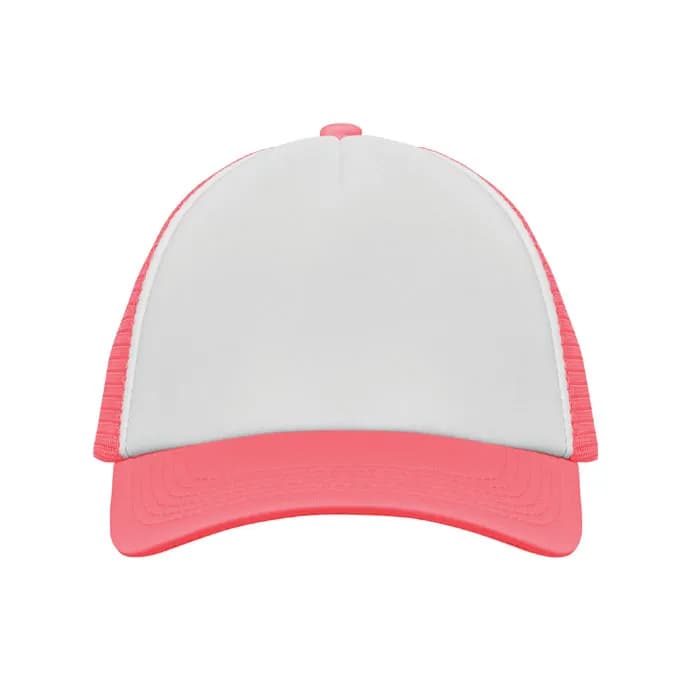 TRUCKER CAP 5 PANELS - BUBBLE - Neon Fuchsia