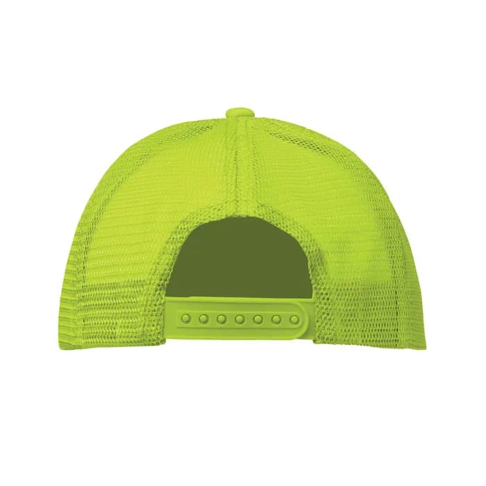 TRUCKER CAP 5 PANELS - BUBBLE - Weiß/Neongelb