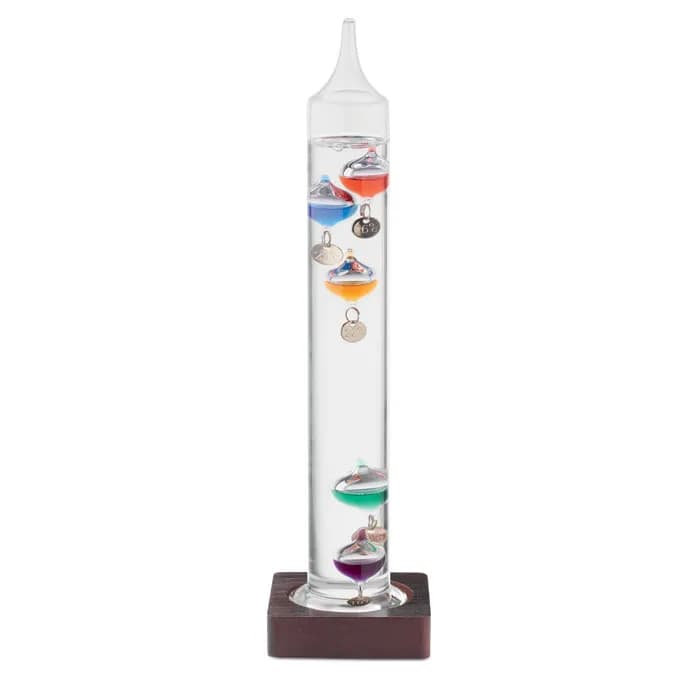 Galileo Thermometer Glas 28cm - GALI - Transparent