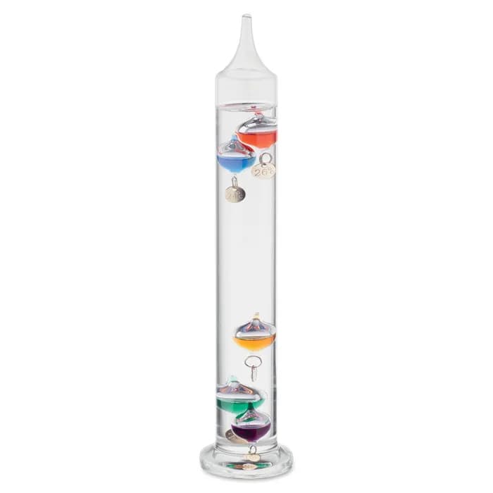 Galileo Thermometer Glas 28cm - GALI - Transparent