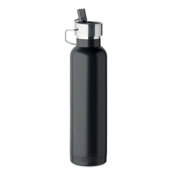 Doppelwandige Flasche 660 ml - RIFLOW - Schwarz
