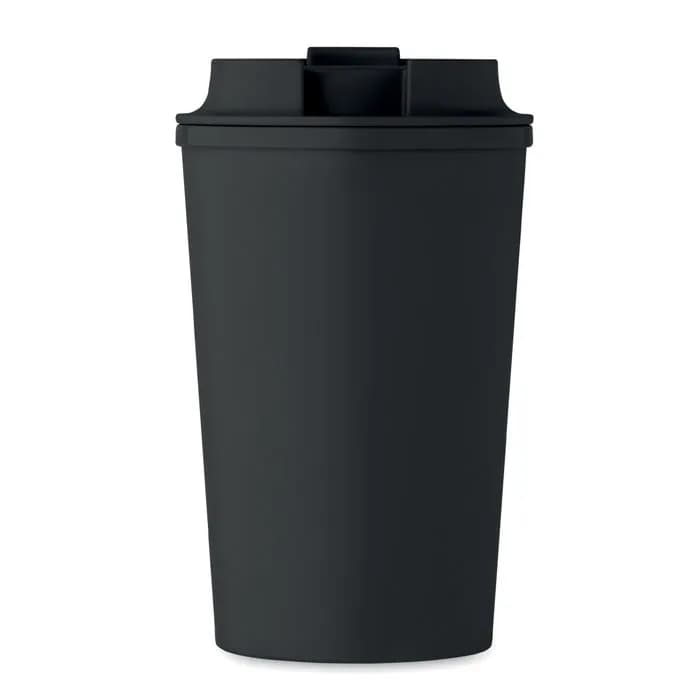 Doppelwandiger Becher 350 ml - BEIBAKU - Schwarz