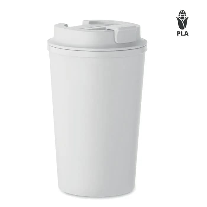 Doppelwandiger Becher 350 ml - BEIBAKU - Weiß