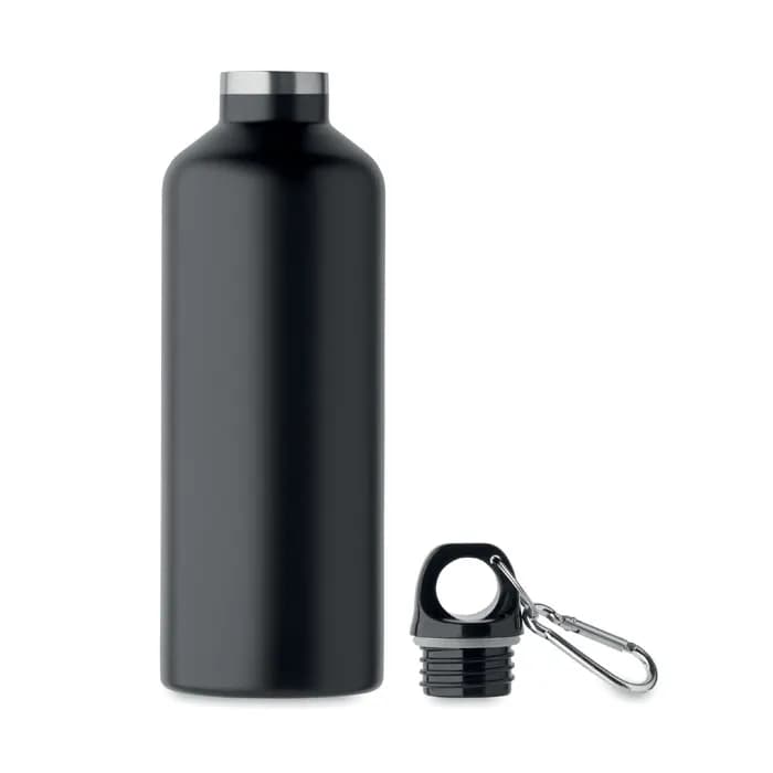 Doppelwandige Flasche 500 ml - CARABI - Schwarz
