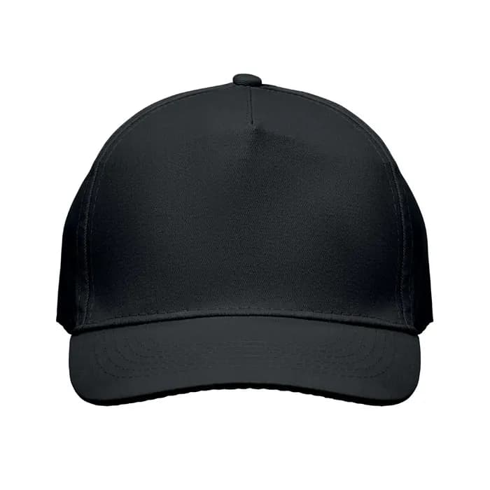 BASEBALL CAP 5 PANELS 180G/M² - SUNNY - Schwarz