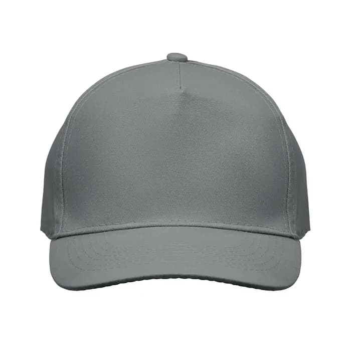 BASEBALL CAP 5 PANELS 180G/M² - SUNNY - Grau
