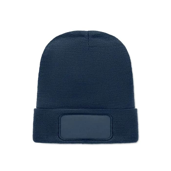 Beanie RPET-Polyester - CAPNIT - Marineblau