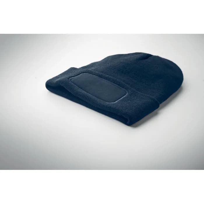 Beanie RPET-Polyester - CAPNIT - Marineblau
