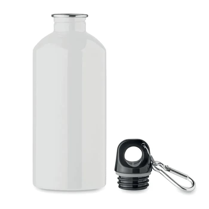 Trinkflasche recycelter 500ml - REMID MOSS - Weiß