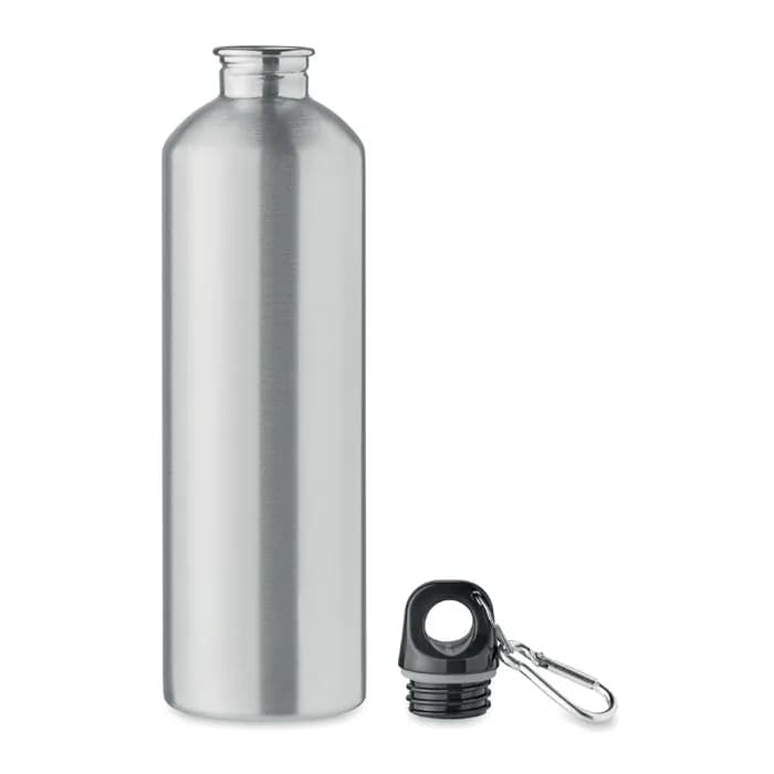 Trinkflasche recycelter 750 ml - REBIG MOSS - Mattsilber