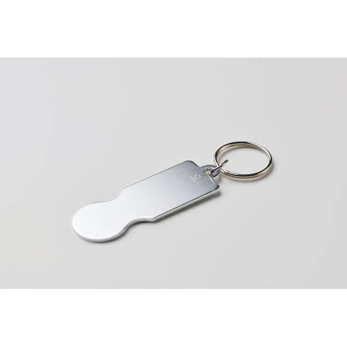 Schlüsselring mit Chip - TOKLEY - Silber