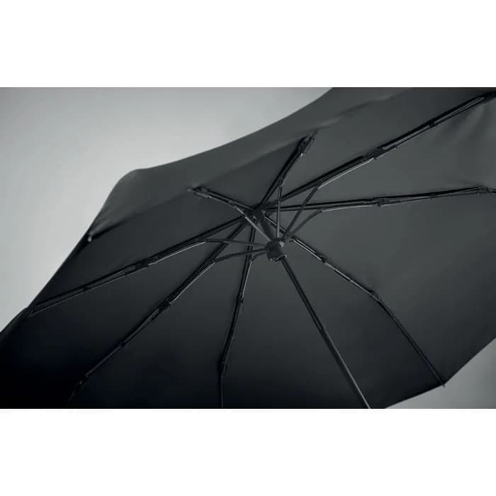 21" Regenschirm mit Tasche - SEATTLE - Schwarz