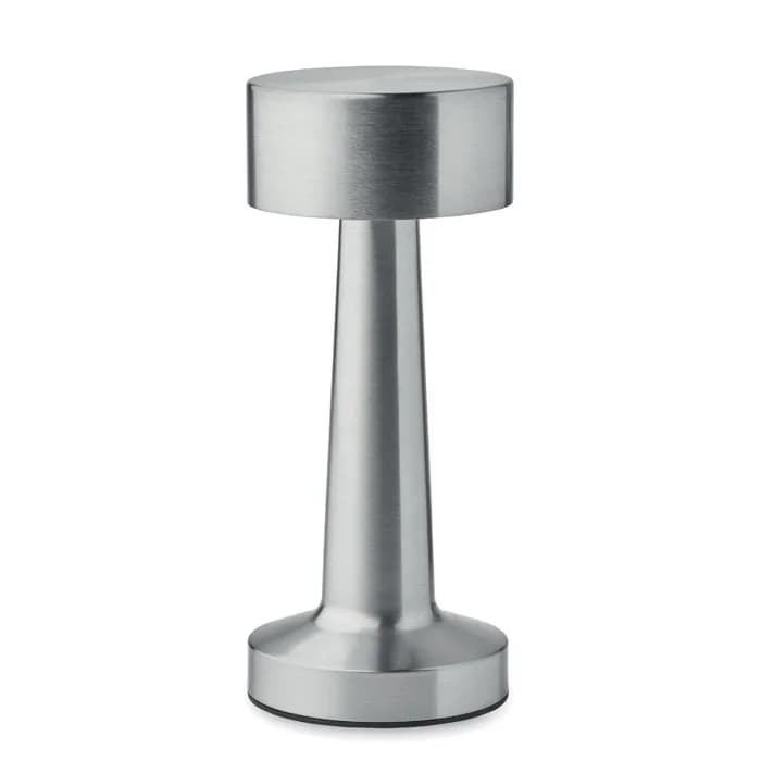 USB-Tischlampe Metall - HIERLUZ - Mattsilber