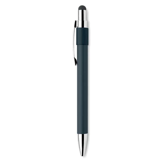 Druckkugelschreiber mit Stylus - EDD - Marineblau