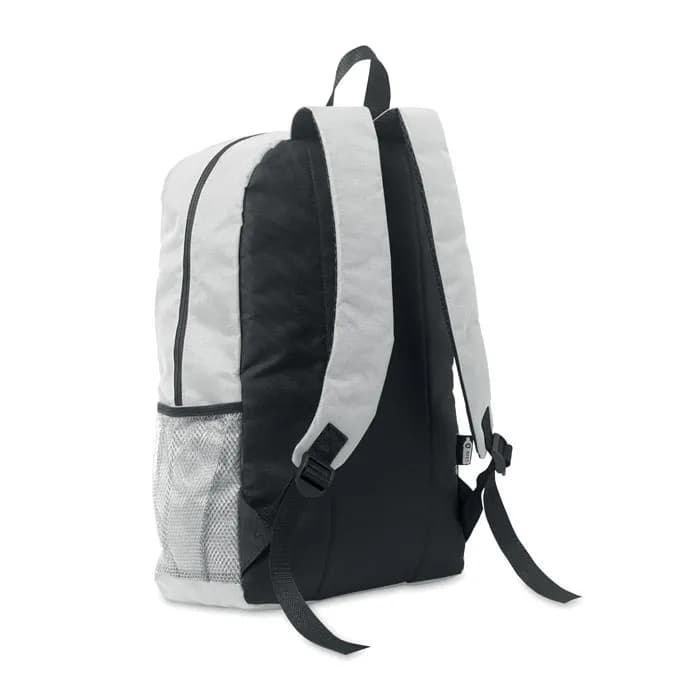 Rucksack 600D RPET Polyester - HIGE - Weiß