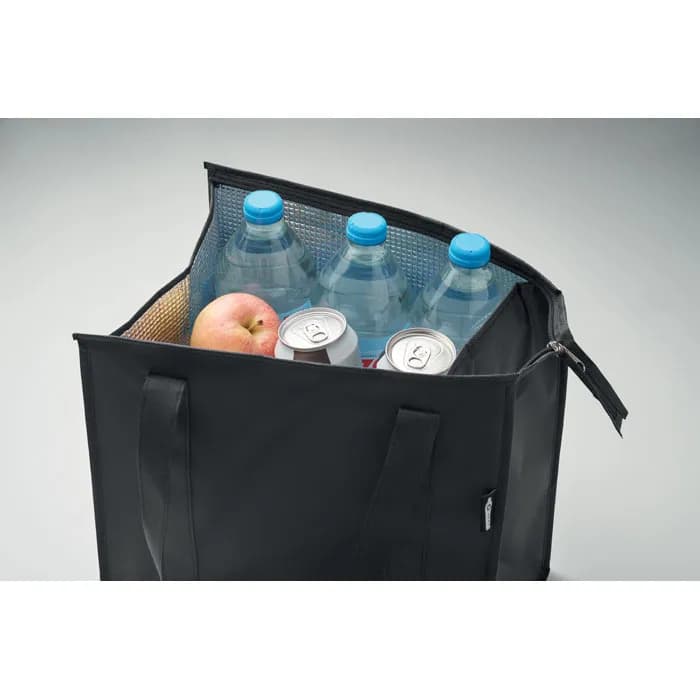 Kühltasche Non Woven RPET - WOOLER - Schwarz