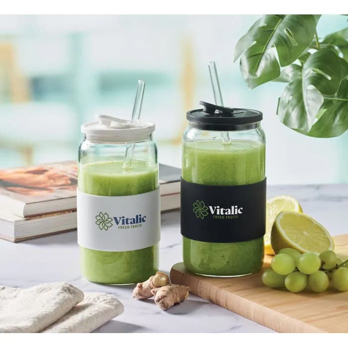 Trinkglas Borosilikat 550ml - BOROSIP - Weiß