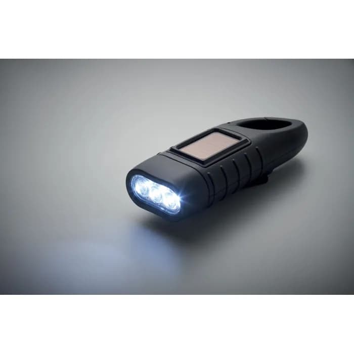 Solar-Dynamo-Taschenlampe - SLUZ - Schwarz