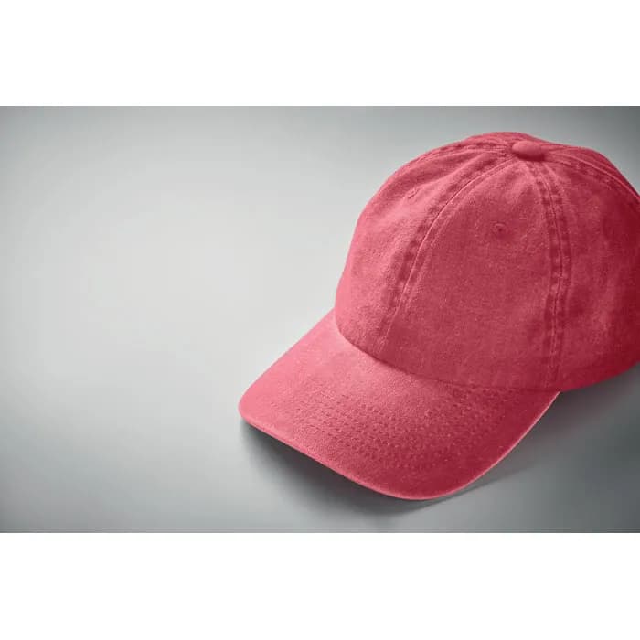 Baseball Kappe 6 Panels - BEAU - Rot