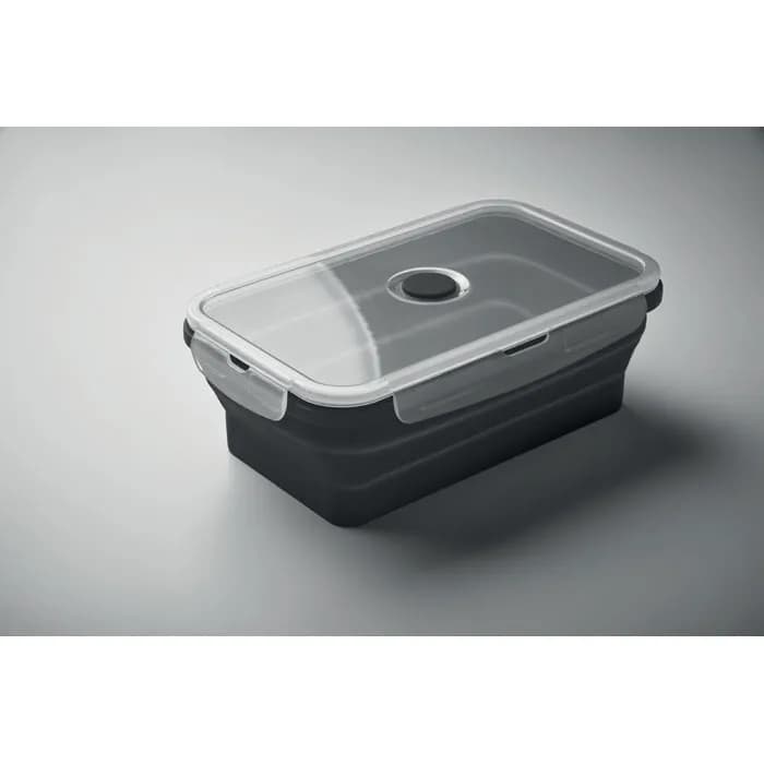 Faltbare Lunchbox 1200ml - KOLAPSO - Schwarz