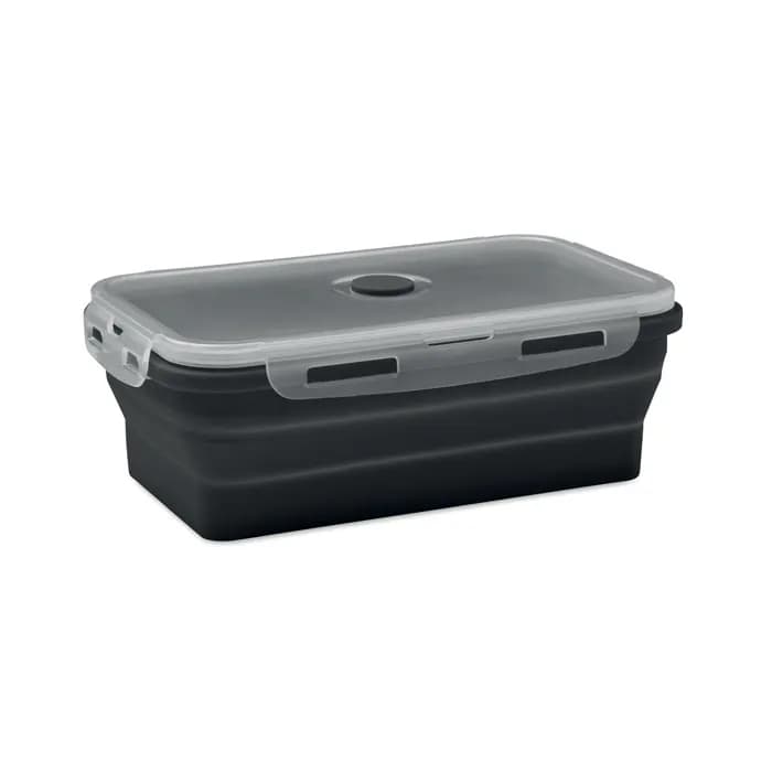 Faltbare Lunchbox 1200ml - KOLAPSO - Schwarz