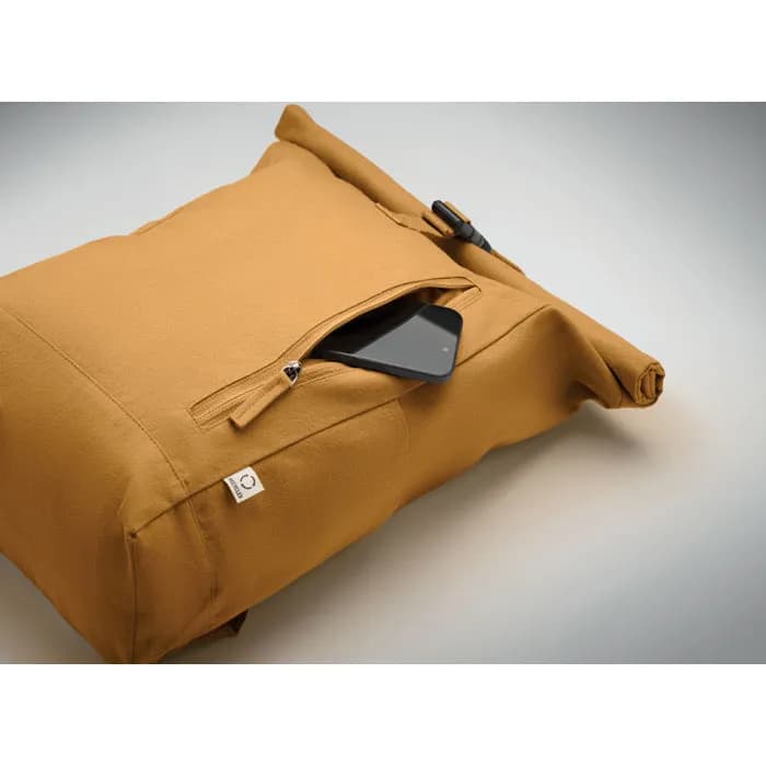 Rolltop-Rucksack 390 g/m² - KAMET - Ochre