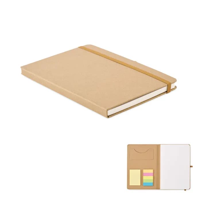 DIN A5-Notizbuch-Set - STICKNOTE - Beige