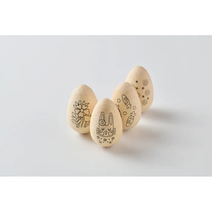 Malset Holz-Ostereier - EISET - Holz