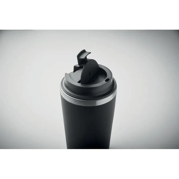 Doppelwandiger Becher 350 ml - BLERM - Schwarz