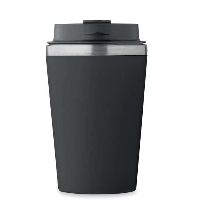Doppelwandiger Becher 350 ml - BLERM - Schwarz