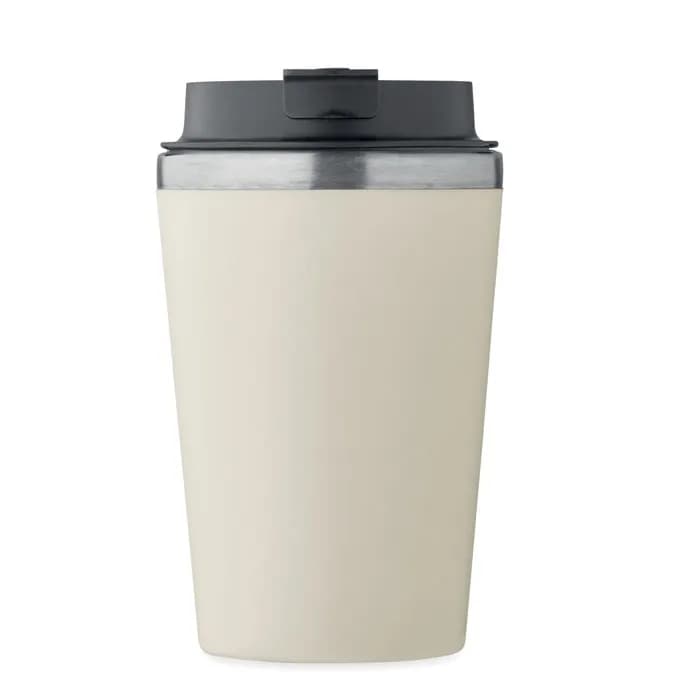 Doppelwandiger Becher 350 ml - BLERM - Beige