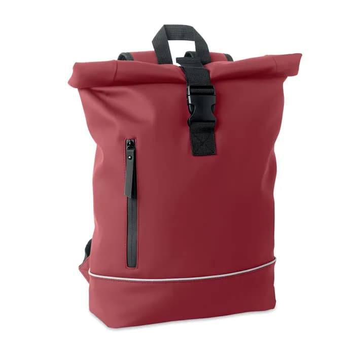15" Rolltop-Laptop-Rucksack - LAPTOSA - Bordeaux