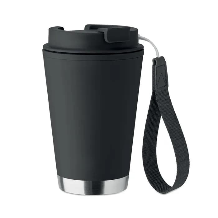 Doppelwandiger Becher 300 ml - TOPIZ - Schwarz