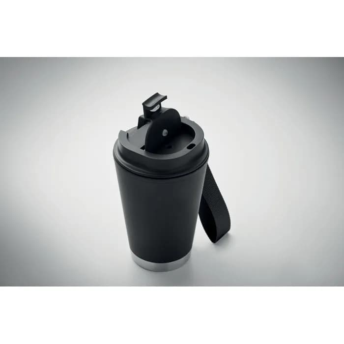 Doppelwandiger Becher 300 ml - TOPIZ - Schwarz