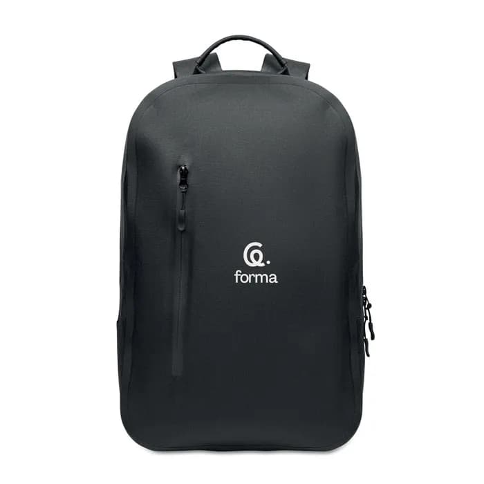 Laptop-Rucksack 300D RPET - BRENNA - Schwarz