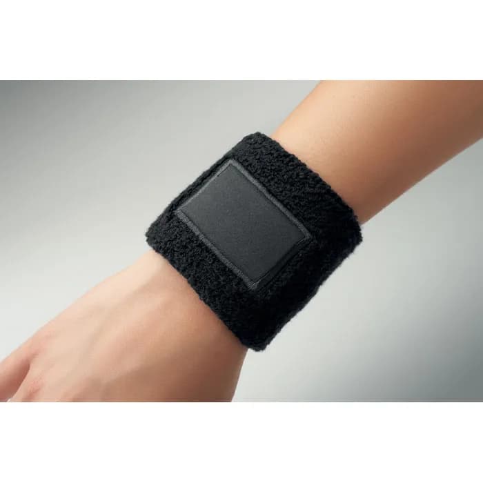 Schweißarmband Polycotton - TEKUBI - Schwarz