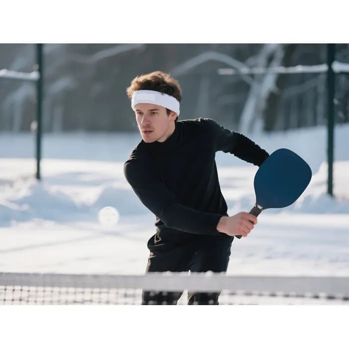 Stirnband Polycotton - ATAMA - Weiß