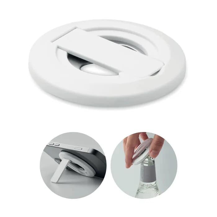 Phonehalter mit Kapselheber - DOSENUNO - Weiß