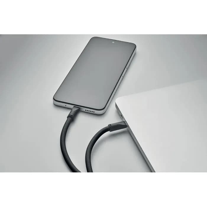 60W Lanyard-Ladekabel - COCHARGE - Schwarz