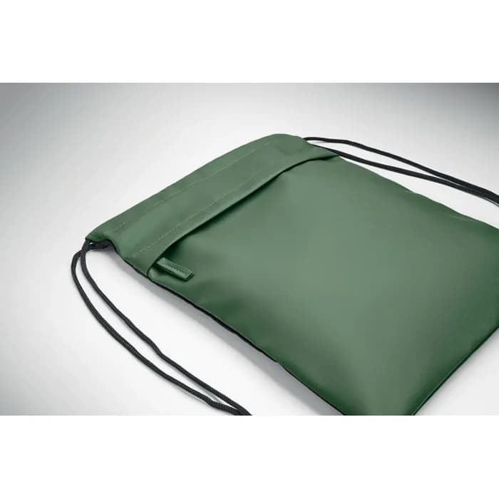 Beutel mit Kordelzug 600D RPET - BANGKOK BAG - Dunkelgrün