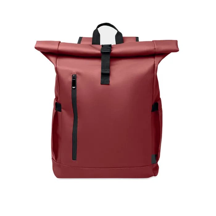 Rolltop-Rucksack 600D RPET - BANGKOK ROLL - Bordeaux