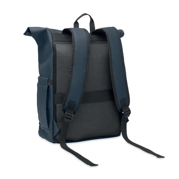 Rolltop-Rucksack 600D RPET - BANGKOK ROLL - Blau